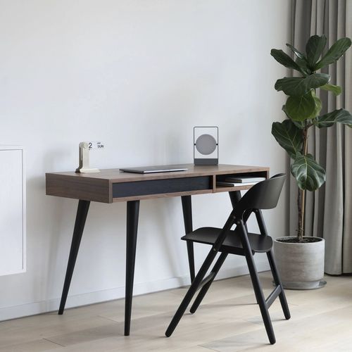Bureau sur pied - CELINE - case - contemporain / en bois / droit