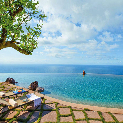 Piscine en dur - MONASTERO SANTA ROSA - Biodesign Pools - d'extérieur / pour hôtel / enterrée
