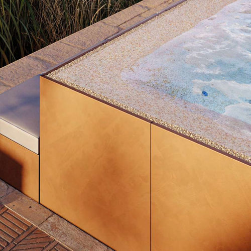 Revêtement de sol en quartz - LUXIA - Biodesign Pools - pour plage de piscine / de piscine / pour piscine publique
