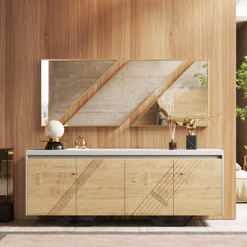 Buffet contemporain - Enzo - Irmaos Pereira Pacheco, SA - en chêne / à portes battantes / 4 pieds