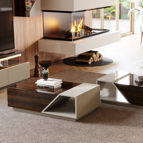 Table basse contemporaine - Enzo - Irmaos Pereira Pacheco, SA - en bois / avec piètement en bois / rectangulaire