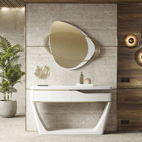 Miroir mural - Kyara XLUX - Irmaos Pereira Pacheco, SA - contemporain / en bois / doré
