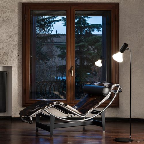 Lampe sur pied - pin F1270 - Andcosta - en aluminium / en verre soufflé / contemporaine