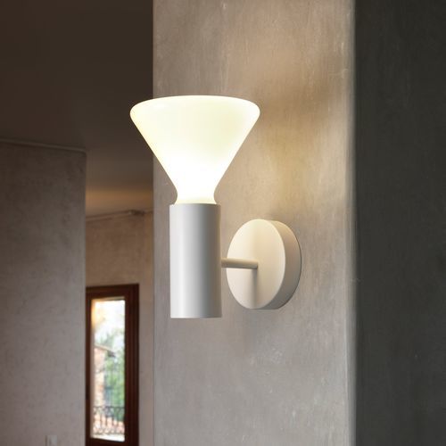 Applique murale contemporaine - pin W160 - Andcosta - d'intérieur / en verre soufflé / en aluminium laqué