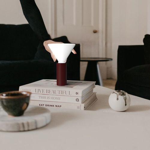 Lampe de table - pin T160 - Andcosta - en aluminium / en verre soufflé / contemporaine