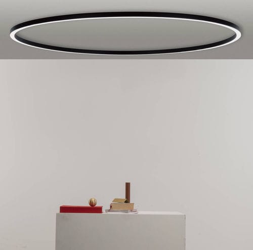Plafonnier contemporain - daytona C1270 - Andcosta - en anneaux / en profilé aluminium / en aluminium laqué