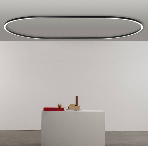 Plafonnier ovale - daytona C1270x3000 - Andcosta - contemporain / en profilé aluminium / en aluminium laqué