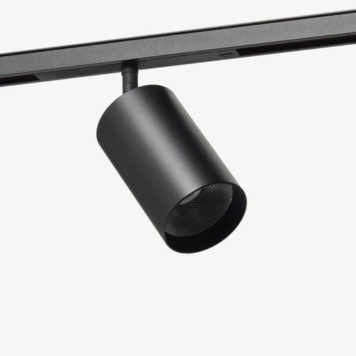 Éclairage sur rail à LED - cyl 75 - Andcosta - rond / en aluminium laqué / en PMMA