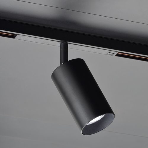 Éclairage sur rail à LED - cyl 45 - Andcosta - rond / en aluminium laqué / en PMMA