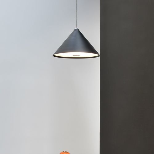 Lampe suspendue - cone S340 - Andcosta - en aluminium laqué / en polycarbonate / en PMMA