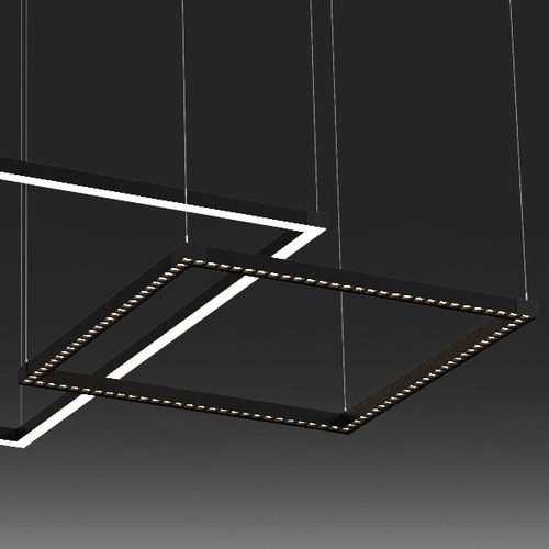 Luminaire carré - daytona S600x600 - Andcosta - suspendu / à LED / IP20