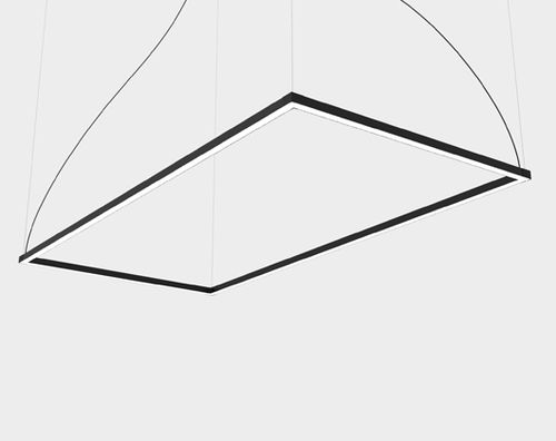 Luminaire rectangulaire - daytona S1200×2300 - Andcosta - suspendu / à LED / IP20