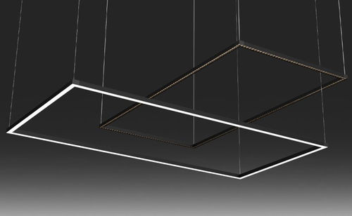 Luminaire rectangulaire - daytona S1200×2800 - Andcosta - suspendu / à LED / IP20