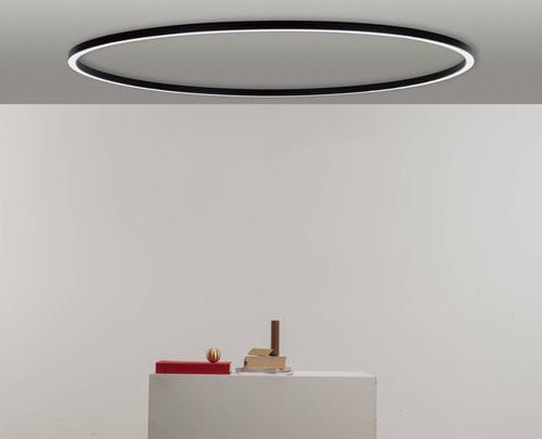 Plafonnier contemporain - daytona round C900 - Andcosta - en anneaux / en polycarbonate / à LED