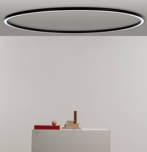 Plafonnier contemporain - daytona round C1800 - Andcosta - en anneaux / en profilé aluminium / en aluminium laqué