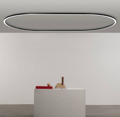 Plafonnier ovale - daytona C900x2600 - Andcosta - contemporain / en profilé aluminium / en aluminium laqué