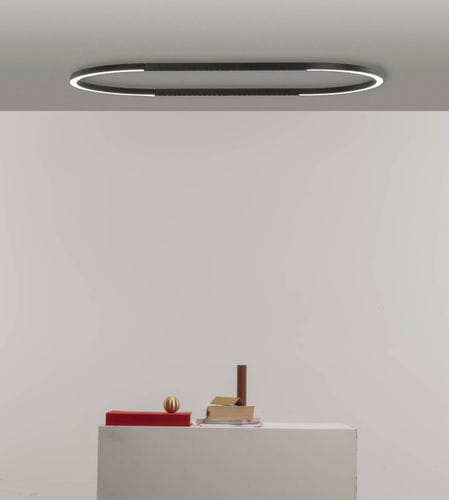 Plafonnier ovale - daytona C1270x2100 - Andcosta - contemporain / en profilé aluminium / en aluminium laqué