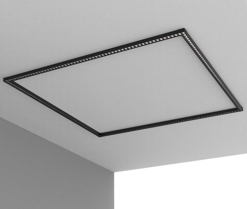 Plafonnier carré - daytona C1400x1400 - Andcosta - contemporain / en profilé aluminium / en aluminium laqué