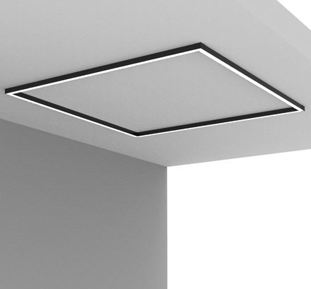 Plafonnier carré - daytona C1700x1700 - Andcosta - contemporain / en profilé aluminium / en aluminium laqué