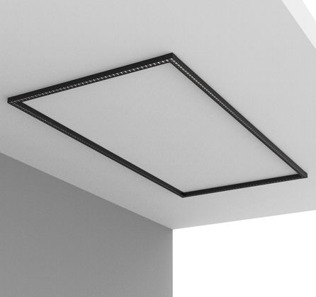Plafonnier rectangulaire - daytona 900x2300 - Andcosta - contemporain / en profilé aluminium / en aluminium laqué