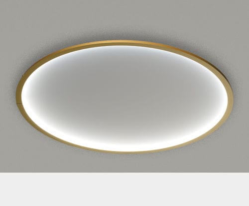 Plafonnier contemporain - luna C900 - Andcosta - rond / en aluminium laqué / en opale
