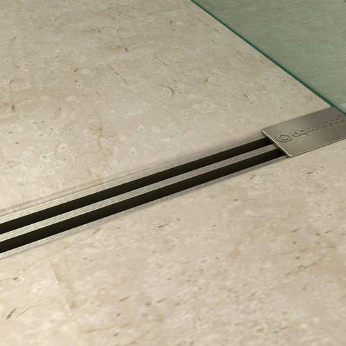 Caniveau de douche en PVC - BSH series - Aquabocci - en métal / en EPDM / contemporain