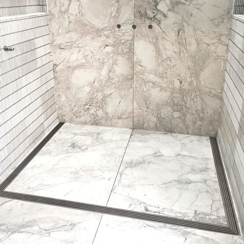 Caniveau de douche en PVC - S66  - Aquabocci - en métal / en EPDM / de tissus