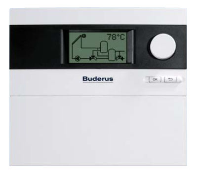 Régulateur de chauffage mural - SC20 - Buderus - pour chauffe-eau solaire