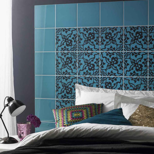 Carrelage d'intérieur - SANTIAGO : TEAL DECOR - British Ceramic Tile Ltd - mural / en céramique / 20x20 cm