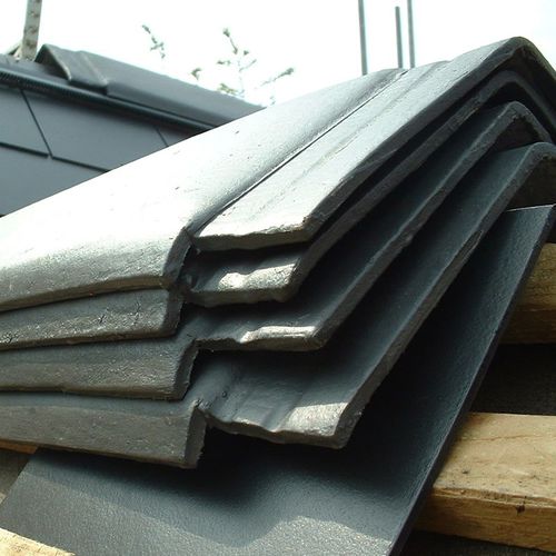 Tuile losangée - Cembrit Limited - faîtière / en fibres-ciment / grise