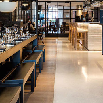 Revêtement de sol en polyuréthane - MONDÉCO TERRAZZO - Tremco CPG Iberia & Italy - Flooring - d'intérieur / pour marche / de cuisine