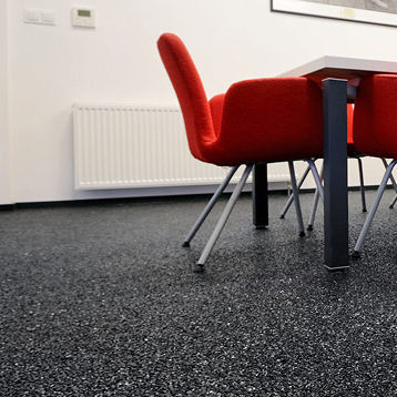 Revêtement de sol en résine - RUSTIK STONE CARPET - Tremco CPG Iberia & Italy - Flooring - d'intérieur / pour bureau / industriel