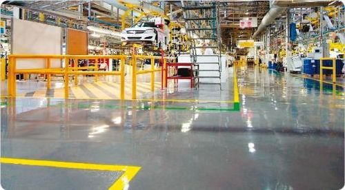 Revêtement de sol en résine époxy liquide - FLOWCOAT TL - Tremco CPG Iberia & Italy - Flooring - industriel / lisse / aspect béton
