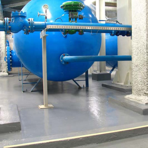 Revêtement de sol en verre - FLOWCHEM VE GL - Tremco CPG Iberia & Italy - Flooring - en vinyle / d'intérieur / pour marche