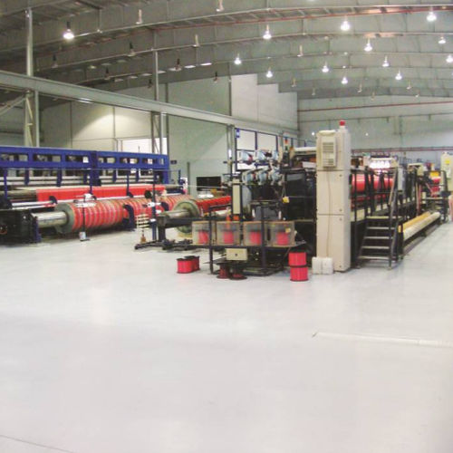 Revêtement de sol en vinyle - FLOWCHEM VE SL - Tremco CPG Iberia & Italy - Flooring - d'intérieur / pour marche / pour le tertiaire
