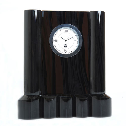 Horloge de style Art Déco - KOHAR - CUB-AR - sur pied / analogique / en obsidienne