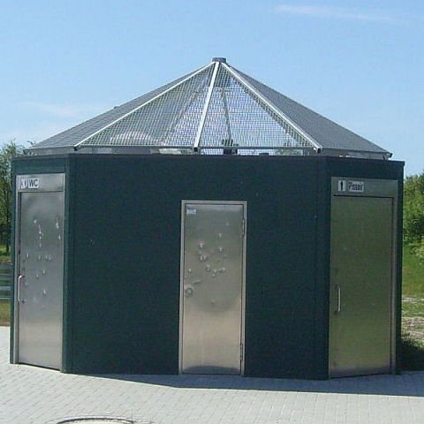 Toilette publique en métal - Upcycling  - HERING Sanikonzept GmbH - multiple