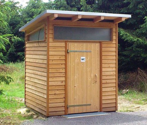 Toilette publique à compost - SELF-CONTAINED - HERING Sanikonzept GmbH - en bois / simple