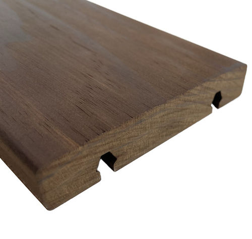 Lame de terrasse en bois modifié - 2729  - Kebony - clipsable / professionnelle / durable