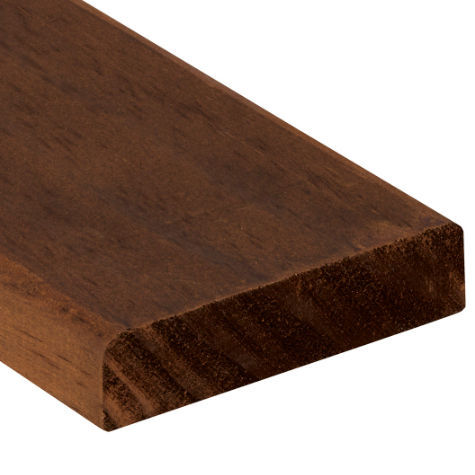 Lame de terrasse en bois modifié - 2558 - Kebony - clipsable / professionnelle / durable