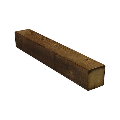 Poutre en bois modifié - 1178 - Kebony - carrée / pour plancher