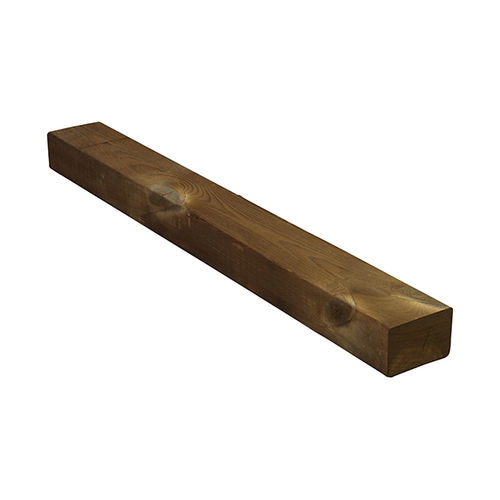 Poutre en bois modifié - 1200 - Kebony - de section rectangulaire / pour plancher