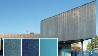 Bardage en plaques - AURUBIS : NORDIC BLUE™ - Metal Solutions Ltd - en cuivre / en métal / oxydé