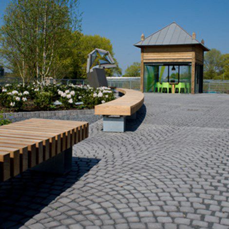 Panneau de sous-toiture - Nophadrain Podium Deck System - Nophadrain