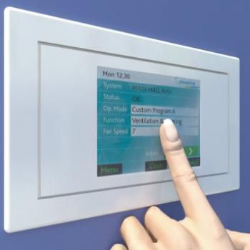 Tableau de commande pour système de ventilation - ECOSMART - Nuaire - mural / professionnel / à écran tactile
