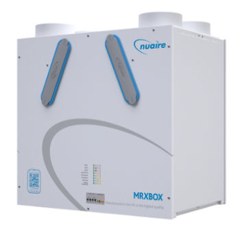 Récupérateur de chaleur résidentiel - MRXBOX-ECO2 SERIES - Nuaire - pour maison / pour pièce humide / compact