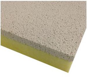 Isolant acoustique - QUIETCEILING - Quietstone UK Ltd - en laine minérale / en verre recyclé / en panneaux