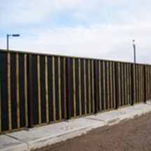 Mur anti-bruit avec panneau modulaire - Quietstone UK Ltd - en verre / en métal / pour route