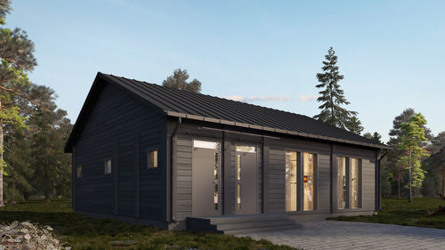 Maison préfabriquée - ELSA - RITSU AS - écologique / contemporaine / de plain-pied