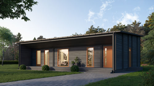 Maison préfabriquée - GREG - RITSU AS - écologique / contemporaine / de plain-pied